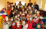 Donated carpets, heaters as well as blankets to the children from Nompumelelo Pre-school